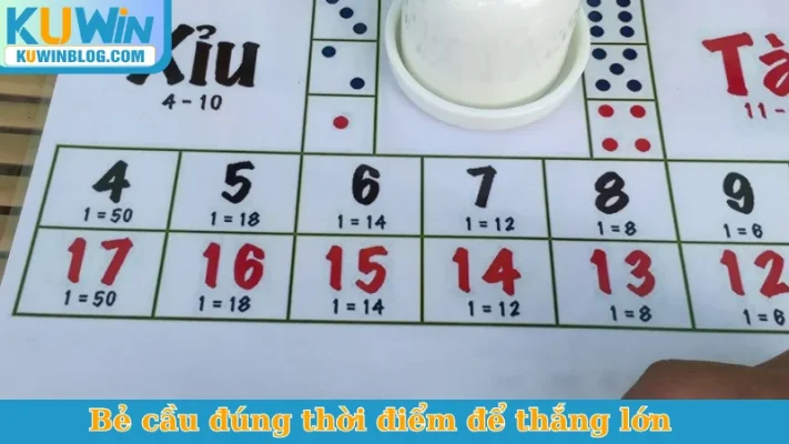 Bẻ cầu đúng thời điểm để thắng lớn